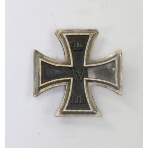  Eisernes Kreuz 1. Klasse 1914, Hst. K.A.G., Gefechtsschaden (!)
