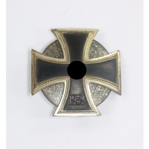  Eisernes Kreuz 1. Klasse 1939, Otto Schickle, Pforzheim, Scheibe und Mutter (!), einteilig (!), magnetisch