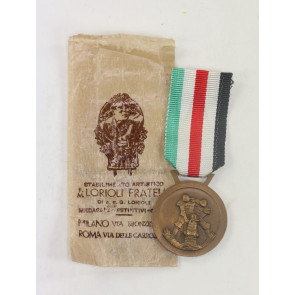  Italienisch-Deutsche Feldzugsmedaille für Afrika, in Verleihungstüte