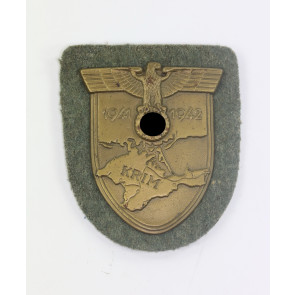  Krimschild auf Heeresstoff, Karl Wurster Markneukirchen (KWM)