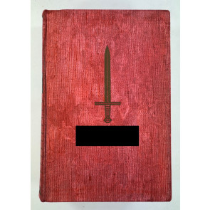 Adolf Hitler, Mein Kampf, Jubiläumsausgabe Österreich (rote Leinen), Waldheim Eberle Nachf. Buchgewerbehaus Müller & Sohn Wien