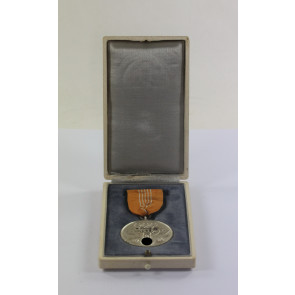 Deutsche Olympia-Erinnerungsmedaille 1936, im Etui