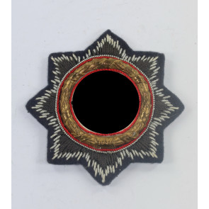 Deutsches Kreuz in Gold auf Luftwaffenstoff
