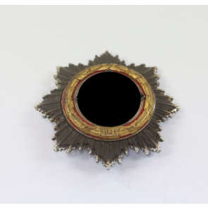 Deutsches Kreuz in Gold, Deschler (schwer) kurze Nadel, 6 Nieten