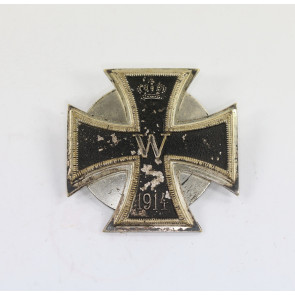 Eisernes Kreuz 1. Klasse 1914, Petz & Lorenz, an Scheibe und Mutter, nicht magnetisch