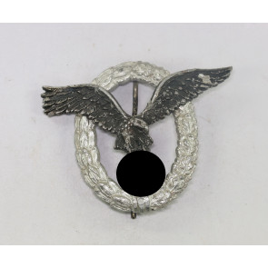 Flugzeugführerabzeichen der Luftwaffe, Hst. C.E. Juncker Berlin SW, Aluminium (!)