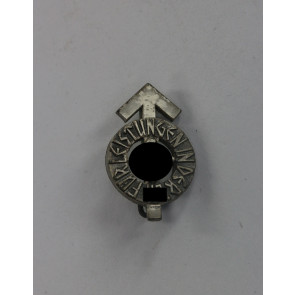 Hitlerjugend (HJ), 16 mm Miniatur Leistungsabzeichen in Silber, Hst. RZM M1/34 (Karl Wurster, Markneukirchen)