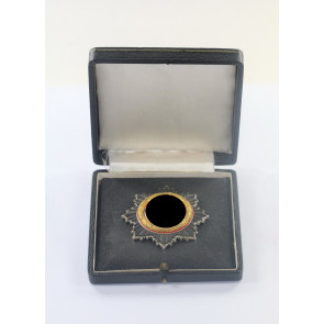  Deutsches Kreuz in Gold, Hst. 20 C.F. Zimmermann, Pforzheim (leicht), im Etui