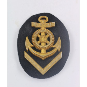 Kriegsmarine, Ärmelabzeichen für einen Obermschinenmaat (Metallausführung)