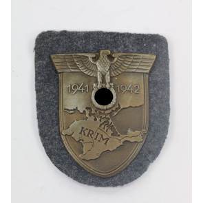 Krimschild auf Luftwaffenstoff (!), Typ 3.6