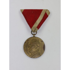 Kroatien, Bronze Tapferkeitsmedaille - Poglavnik Ante Paveliv - Zadomspremnis Zahrabrost 1941