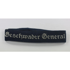 Luftwaffe, Ärmelband "Geschwader General Wever" für Offiziere (Metallfaden)