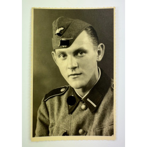  Portrait Foto Soldat der Waffen SS