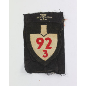 Reichsarbeitsdienst (RAD),  Abteilungsabzeichen 92 3