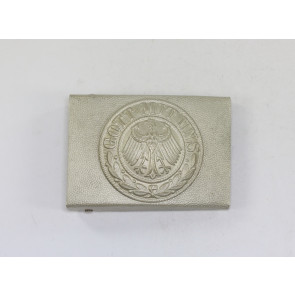 Reichswehr, Reduktion (!) Koppelschloss für Mannschaften (Aluminium) - Einigkeit und Recht und Freiheit