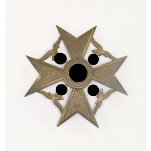 Spanienkreuz in Bronze (ohne Schwerter, Hst. L/18 (B.H. Mayer, Pforzheim)