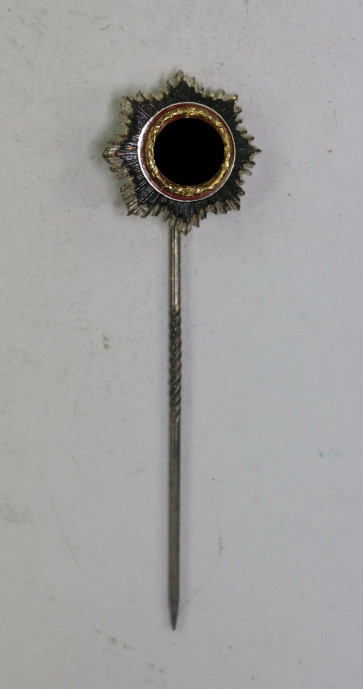 16 MM Miniatur Deutsches Kreuz in Gold, Hst. L/57 (Boerger & Co., Berlin) - Militaria-Berlin