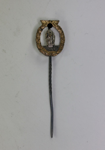 16 MM Miniatur Minensucherkriegsabzeichen (Buntmetall) - Militaria-Berlin