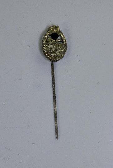 16 MM Miniatur Panzerkampfabzeichen in Silber (Buntmetall) - Militaria-Berlin