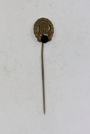 16  MM Miniatur Reichsportabzeichen in Bronze, Hst. Wernstein Jena - Militaria-Berlin