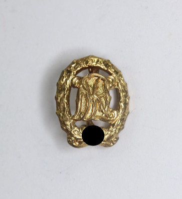 16  MM Miniatur Reichsportabzeichen in Gold, Hst. Wernstein Jena - Militaria-Berlin
