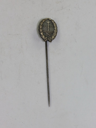 16 MM Miniatur Schlageter Schild 1919-1924, Hst. Paul Küst Berlin SW 19 - Militaria-Berlin