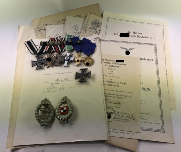 Nachlass Erich Poser, Flieger 1. Weltkrieg, letzter Versuch (!) - Militaria-Berlin