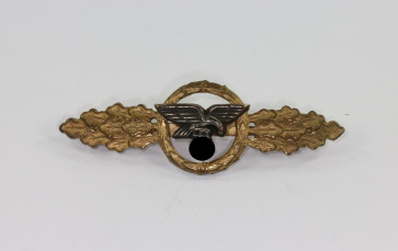 Frontflugspange für Transportflieger in Gold, Buntmetall - Militaria-Berlin