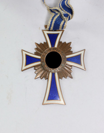 Mutterkreuz in Bronze, Der Deutschen Mutter - Militaria-Berlin