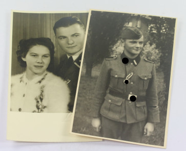 2 Fotos Waffen SS - Militaria-Berlin