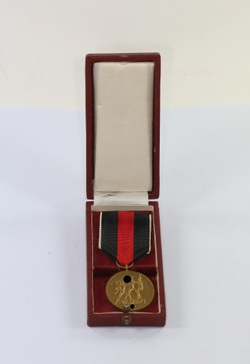 Anschlußmedaille Sudetenland, im Etui - Militaria-Berlin