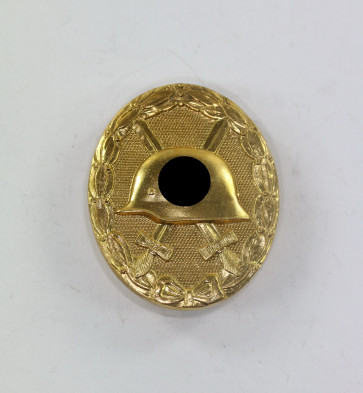 Verwundetenabzeichen in Gold 1939, Hst. 30, breite Nadel (!) - Militaria-Berlin