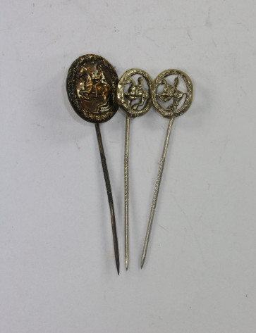 3 X Miniatur Reiterabzeichen - Militaria-Berlin
