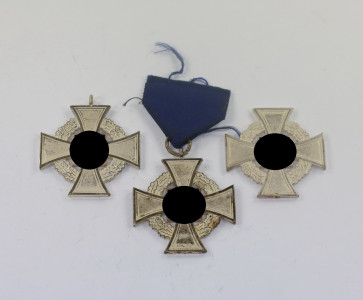  3 x Treudienstehrenzeichen in Silber - Militaria-Berlin