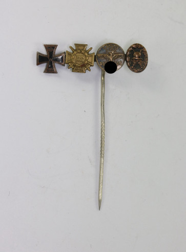 9 MM Miniatur 4X, EK-2 1914, EKF, Olympia Ehrenzeichen, VWA 1918 - Militaria-Berlin