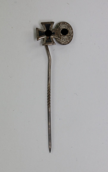 9 MM Miniatur EK-2 1939, VWA Silber 1939 - Militaria-Berlin