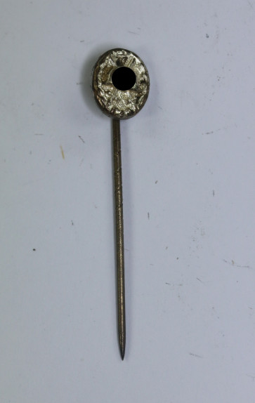9 MM Miniatur Verwundetenabzeichen in Silber 1939, Hst. L/57 (Boerger & Co., Berlin) - Militaria-Berlin
