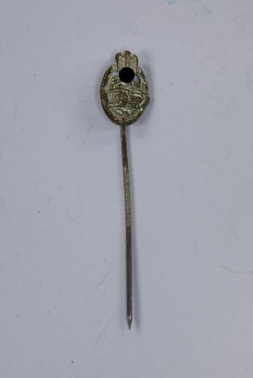  16 MM Miniatur Panzerkampfabzeichen in Silber (Buntmetall) - Militaria-Berlin