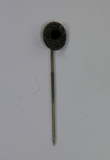 16 MM Miniatur Verwundetenabzeichen in Schwarz 1939 (Buntmetall) - Militaria-Berlin