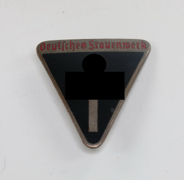  Abzeichen, Deutsches Frauenwerk Mitgliedsabzeichen, Hst. RZM M1/102 (Frank & Reif Stuttgart) - Militaria-Berlin