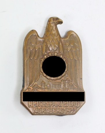  Abzeichen, NSDAP Reichsparteitag Nürnberg 1933 - Militaria-Berlin