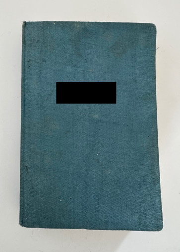  Adolf Hitler, Mein Kampf, blaue (!) Tornisterausgabe 14. Auflage 1943 - Militaria-Berlin