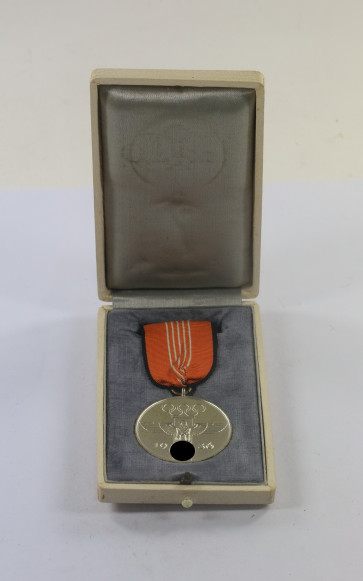  Deutsche Olympia-Erinnerungsmedaille 1936, im Etui - Militaria-Berlin