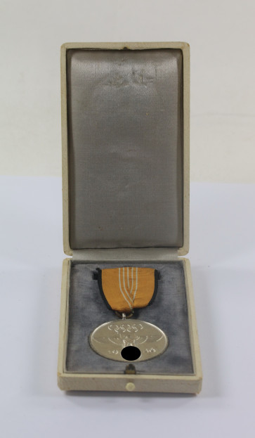  Deutsche Olympia-Erinnerungsmedaille 1936, im Etui - Militaria-Berlin
