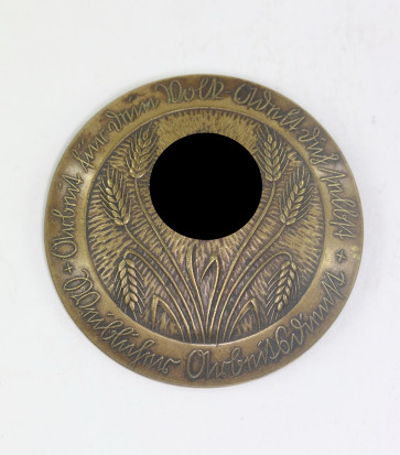  Deutscher Frauenarbeitsdienst, Brosche mit sehr niedriger (!) Trägernummer (410) - Militaria-Berlin