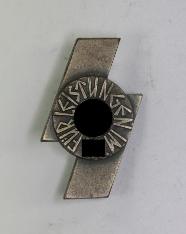  DJ Leistungsabzeichen in Silber, Hst. RZM M1/35 (Wächter & Lange, Mittweida) - Militaria-Berlin