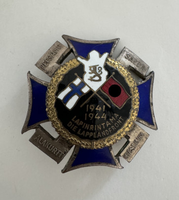  Eismeerfront Kreuz 1941 44 (schwarz), Jäämerenrintama Die Eismeerfront - Petsamo - Litsa - Kirkkoniemi - Linahamari - Militaria-Berlin