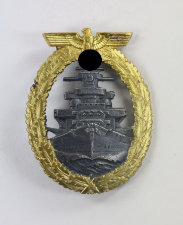  Frühes Flottenkriegsabzeichen, Hst. Schwerin Berlin - Militaria-Berlin