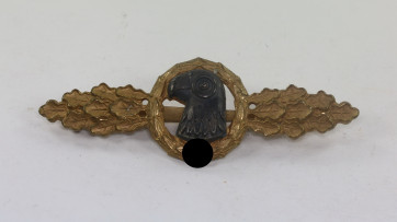  Frontflugspange für Aufklärer in Gold (Buntmetall), Oberleutnant Franz Rödel - Militaria-Berlin