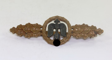  Frontflugspange für Jäger in Bronze, Buntmetall - Militaria-Berlin